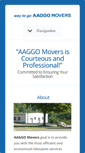 Mobile Screenshot of aaggomovers.com