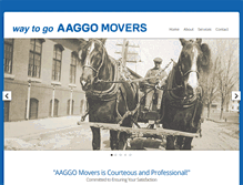 Tablet Screenshot of aaggomovers.com
